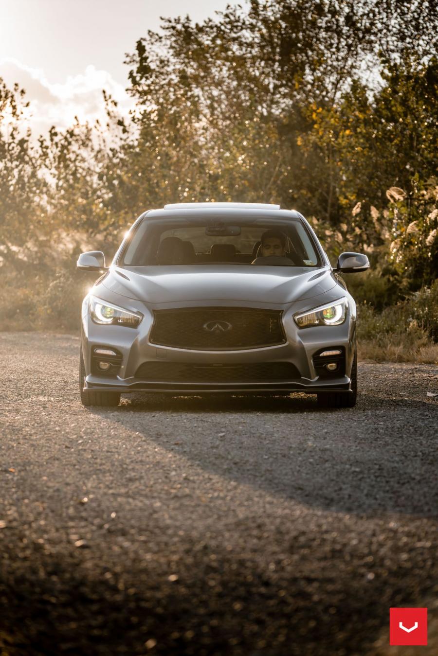  Infiniti Q50S on Vossen Wheels (HF-2) 2018 года  (фото 45 из 45)